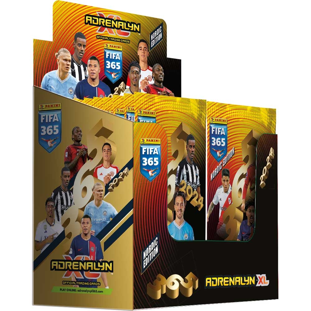 Comprar Caja Panini Adrenalyn XL Fifa 365 2024 Nordic Edition