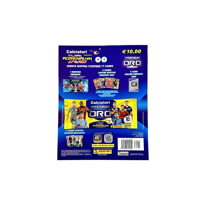 Panini Calciatori Adrenalyn XL 2023-24 - Premium ORO Pack, Stickerpoint