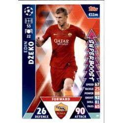 Edin Džeko Super Boost UP89 Match Attax Champions 2018-19