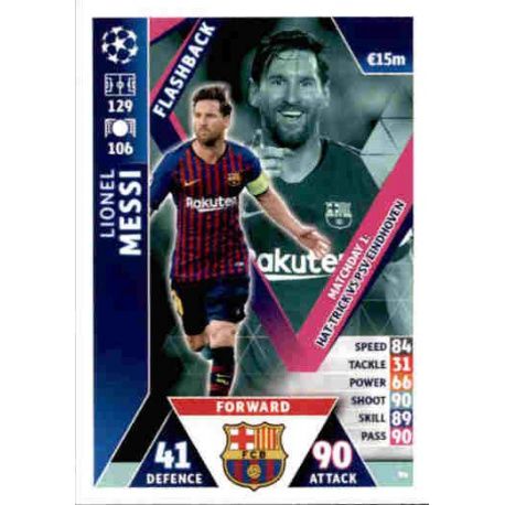 Lionel Messi Flashback UP94 Match Attax Champions 2018-19