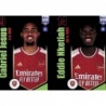 Buy Online Gabriel Jesus / Eddie Nketiah Arsenal Fifa 365 2024 Stickers