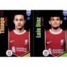 Cromos de Fútbol Thiago Alcântara / Luis Díaz Liverpool Fifa 365 Panini 2024