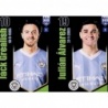Buy Sticker Jake Grealish / Julián Álvarez Manchester City Fifa 365 Stickers 2024 Panini