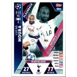 Lucas Moura Flashback UP104 Match Attax Champions 2018-19