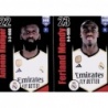 Offer Online Antonio Rüdiger / Ferland Mendy Real Madrid Fifa 365 Stickers 2024 Panini