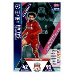 Mohamed Salah Flashback UP105 Match Attax Champions 2018-19