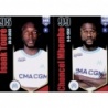 Sticker of Isaak Touré / Chancel Mbemba Olympique Marsella Fifa 365 Stickers 2024 Panini