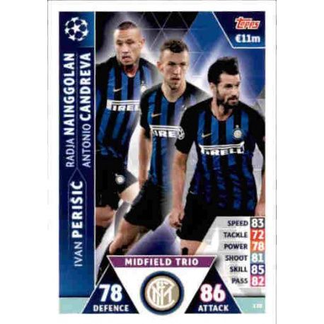 Nainggolan - Perišić - Candreva UCL Trio UP110 Match Attax Champions 2018-19