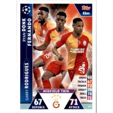 Donk - Fernando - Rodrigues UCL Trio UP117 Match Attax Champions 2018-19