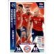 James - Ribéry - Robben UCL Trio UP118 Match Attax Champions 2018-19