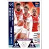 Van de Beek - de Jong - Schöne UCL Trio UP119 Match Attax Champions 2018-19