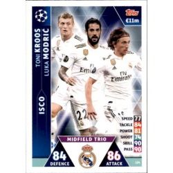 Isco - Modrić - Kroos UCL Trio UP124 Match Attax Champions 2018-19