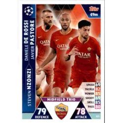 Pastore - de Rossi - Nzonzi UCL Trio UP125 Match Attax Champions 2018-19