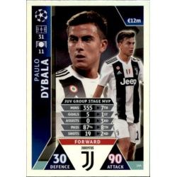 Dybala UCL Group Stage MVP UP144 Match Attax Champions 2018-19