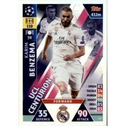 Karim Benzema UCL Centurion UP151 Match Attax Champions 2018-19