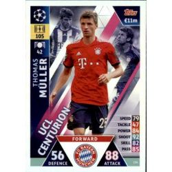 Thomas Müller UCL Centurion UP154 Match Attax Champions 2018-19