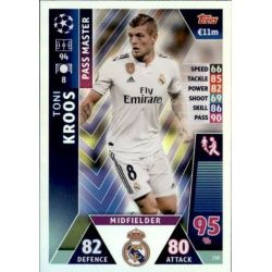 Toni Kroos Pass Master UP158 Match Attax Champions 2018-19