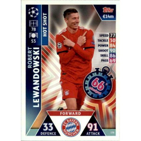 Lewandowski Hot Shot UP176 Match Attax Champions 2018-19