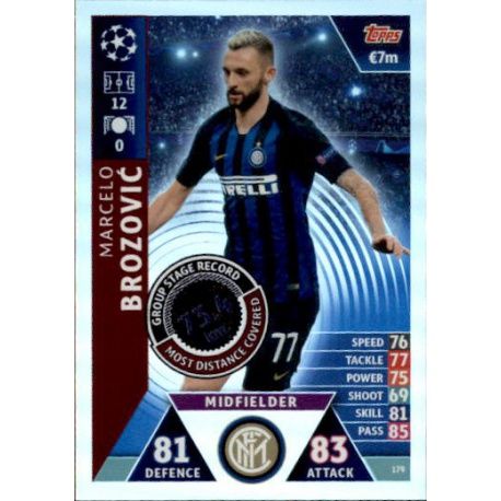 Brozović Group Stage Record-Holder UP179 Match Attax Champions 2018-19