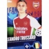 Cromos de Fútbol Leandro Trossard Arsenal Topps Champions League 2023/24 Stickers