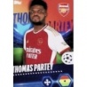 Cromo de Thomas Partey Arsenal Topps Champions League 2023/24 Stickers