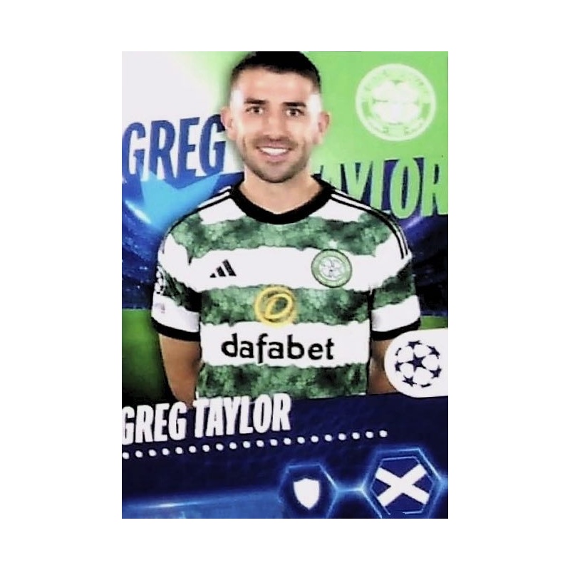 Offer Online Greg Taylor Celtic FC Topps Champions 23 24 Stickers