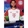 Cromo de Serge Gnabry Bayern Munich UEFA Champions League Sticker Collection 2023/24