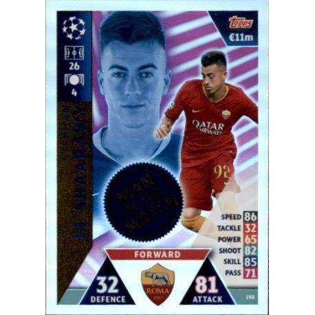 Stephan El Shaarawy Man of the Match UP198 Match Attax Champions 2018-19
