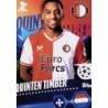 Venta Online Quinten Timber Feyenoord Topps Champions 23 24 Stickers