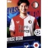 Buy Sticker Ayase Ueda Feyenoord Topps Stickers 2023-24 Champions