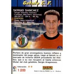 Sergio Sanchez Getafe 128 Megacracks 2004-05