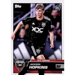 Jackson Hopkins Rookie Card D.C. United 14