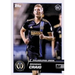 Brandan Craig Rookie Card Philadelphia Union 36