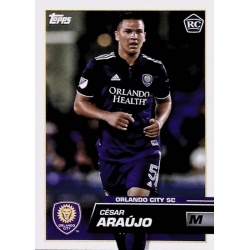 César Araújo Rookie Card Orlando City SC 66