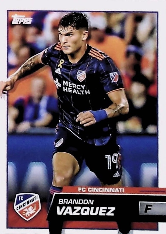 Offer Soccer Cards Brandon Vazquez FC Cincinnati 2023 Topps MLS