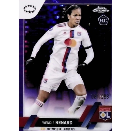 Wendie Renard 061/299 Purple Pulsar Refractor Olympique Lyonnais 91