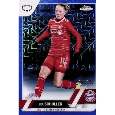 Lea Schüller 139/250 Blue Mojo Refractor Bayern München 44