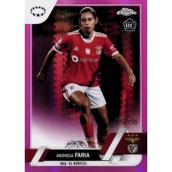Andreia Faria 128/199 Pink Prism Refractor SL Benfica 21