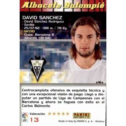 David Sanchez Albacete 13 Megacracks 2004-05