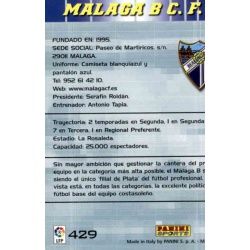 Malaga B Escudos 2ª División 429 Megacracks 2004-05