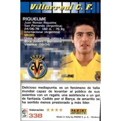 Riquelme Villareal 338 Megacracks 2004-05