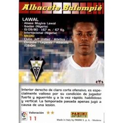 Lawal Albacete 11 Megacracks 2004-05
