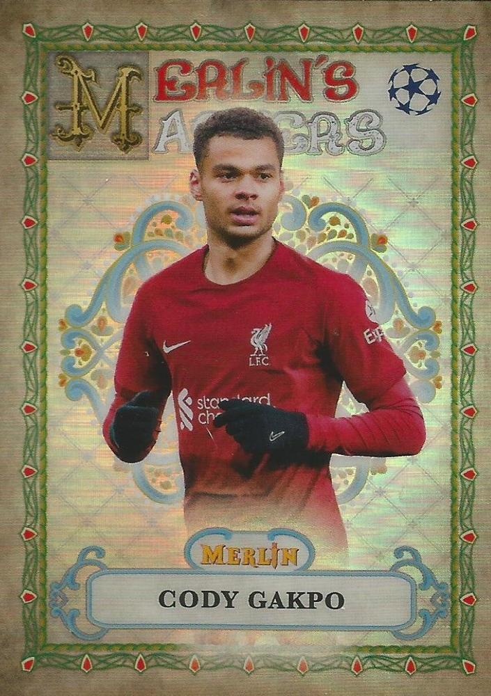 Buy Cards Cody Gakpo Merlin's Masters Topps Merlin 2023