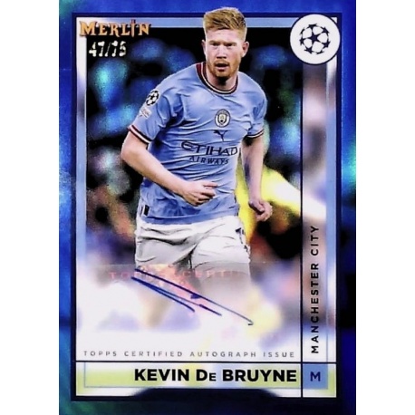 Kevin De Bruyne 47/75 Autographs AC-KDB