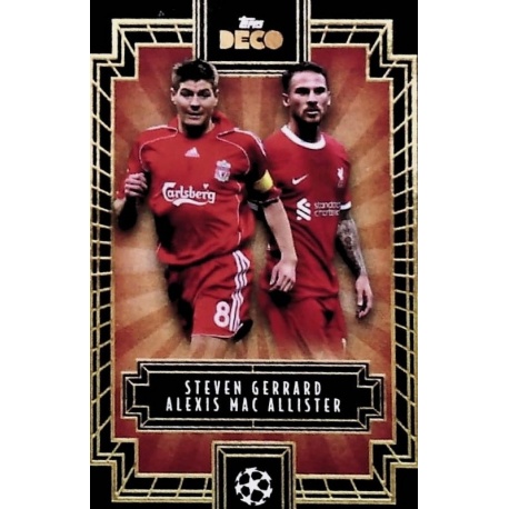 Steven Gerrard - Mac Allister Liverpool Then & Now