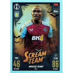 Comprar Trading Card Moussa Diaby Scream Team Match Attax 23/24 Topps