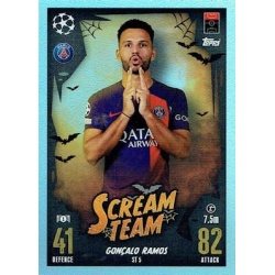 Oferta Trading Card Gonçalo Ramos Scream Team Topps Match Attax 23/24