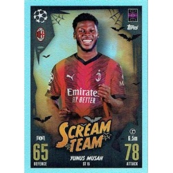 Comprar Cromo Yunus Musah Scream Team Topps Match Attax UCC 2023/24