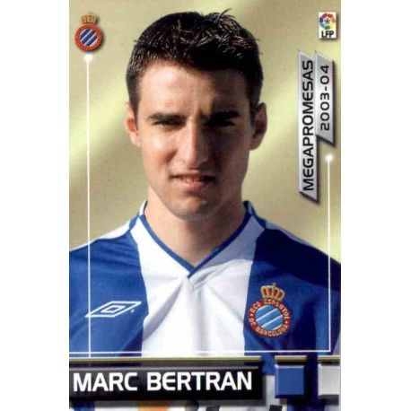 Marc Bertran Megapromesas Espanyol 390 Megafichas 2003-04
