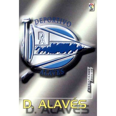 Deportivo Alaves Escudo 2ª División 406 Megafichas 2003-04